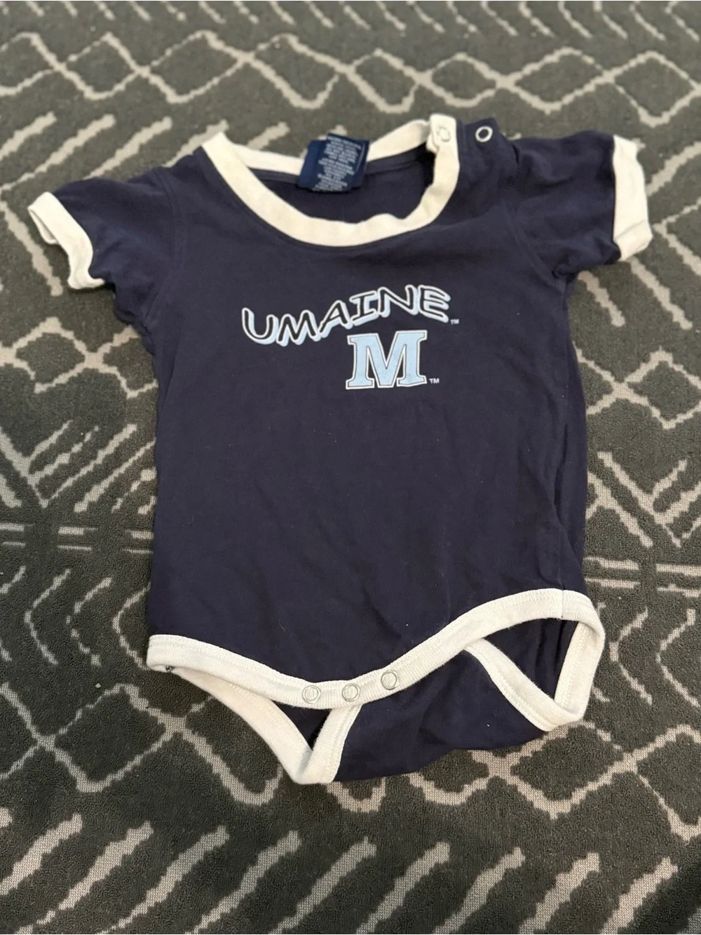 ✨2/$6✨Baby boy university of Maine onesie